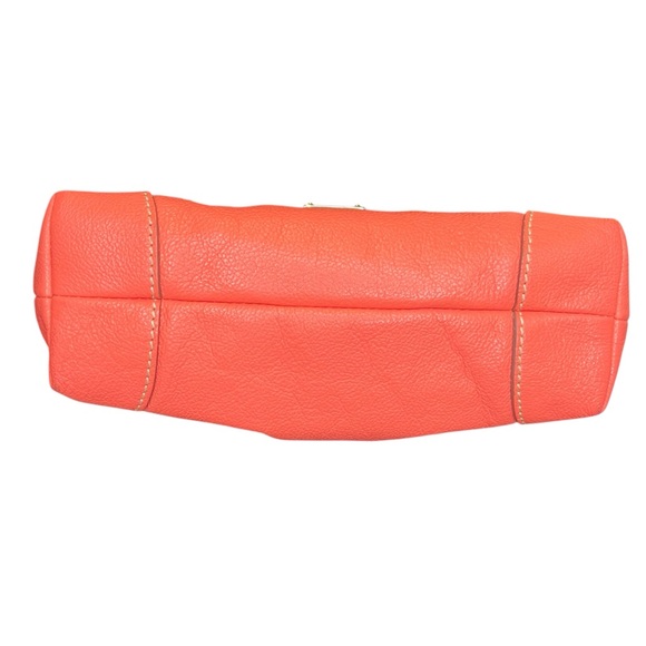 Dooney & Bourke Pebble Grain Small Kiley Hobo Crossbody Bag in Coral | EUC - Picture 6 of 12